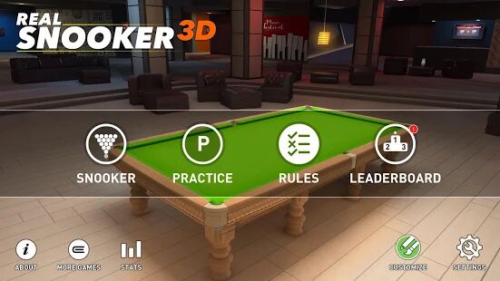 Скачать бесплатно Real Snooker 3D [Мод открытые покупки] 1.16 - Русская версия apk на Андроид