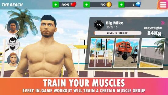 Скачать бесплатно Iron Muscle - Be the champion игра бодибилдинг [Мод меню] 0.821 - RU apk на Андроид