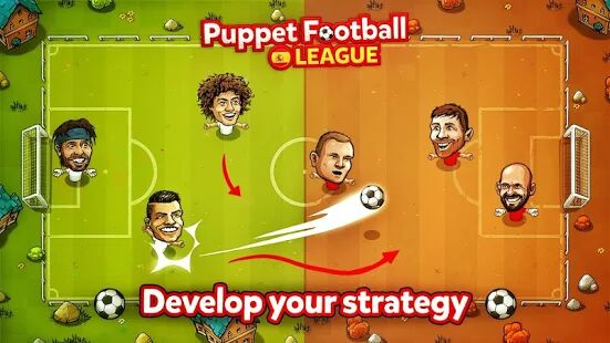 Скачать бесплатно Puppet Soccer 2019: Football Manager [Мод безлимитные монеты] 4.0.8 - RU apk на Андроид