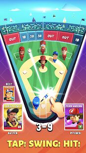 Скачать бесплатно Super Hit Baseball [Мод открытые покупки] 2.9.2 - Русская версия apk на Андроид