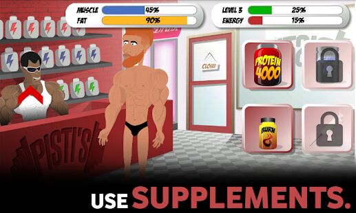 Скачать бесплатно Bodybuilding and Fitness game - Iron Muscle [Мод много монет] 1.13 - RU apk на Андроид