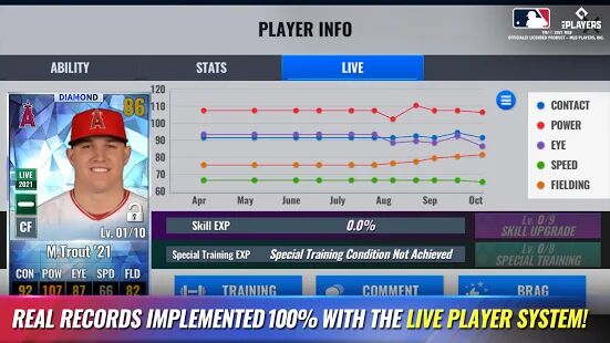 Скачать бесплатно MLB 9 Innings 21 [Мод открытые уровни] 6.0.5 - RUS apk на Андроид