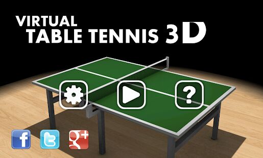 Скачать бесплатно Virtual Table Tennis 3D [Мод безлимитные монеты] 2.7.10 - RU apk на Андроид