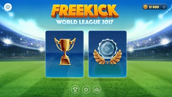 Скачать бесплатно Soccer World League FreeKick [Мод безлимитные монеты] 1.0.6 - Русская версия apk на Андроид