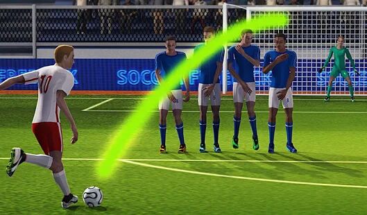 Скачать бесплатно Soccer World League FreeKick [Мод безлимитные монеты] 1.0.6 - Русская версия apk на Андроид