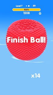 Скачать бесплатно Ball Paint [Мод открытые уровни] 2.13 - RUS apk на Андроид