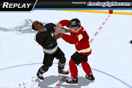 Скачать бесплатно Hockey Fight Lite [Мод открытые покупки] Зависит от устройства - RU apk на Андроид