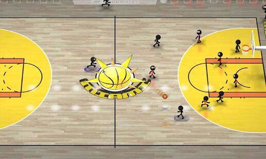 Скачать бесплатно Stickman Basketball [Мод много денег] 2.4 - RU apk на Андроид