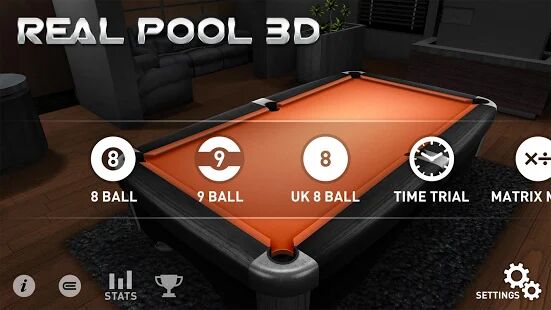 Скачать бесплатно Real Pool 3D [Мод открытые покупки] 3.17 - Русская версия apk на Андроид