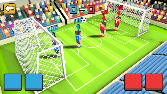 Скачать бесплатно Cubic Soccer 3D [Мод открытые покупки] 1.1.9 - RU apk на Андроид