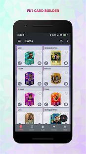 Скачать бесплатно FUT Card Builder 20 [Мод меню] 6.1.15 - RUS apk на Андроид