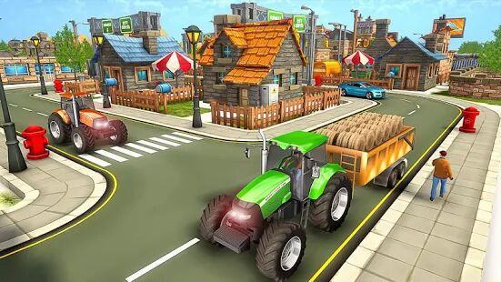 Скачать бесплатно Farmland Tractor Farming - New Tractor Games 2021 [Мод безлимитные монеты] 1.6 - RUS apk на Андроид