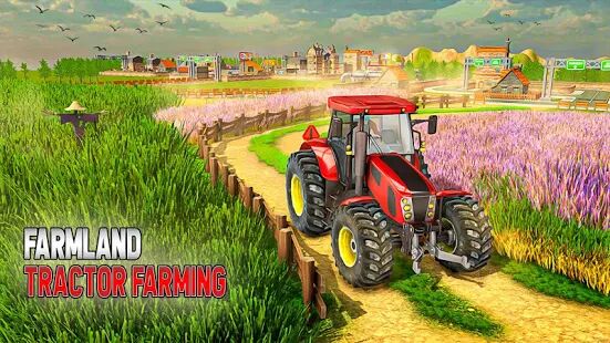 Скачать бесплатно Farmland Tractor Farming - New Tractor Games 2021 [Мод безлимитные монеты] 1.6 - RUS apk на Андроид