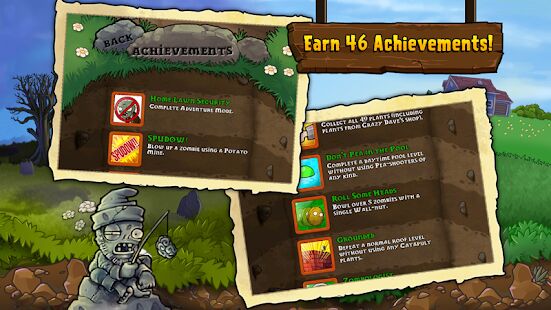 Скачать бесплатно Plants vs. Zombies FREE [Мод открытые покупки] 2.9.09 - Русская версия apk на Андроид