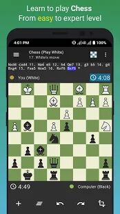 Скачать бесплатно Шахматы - Бесплатная Стратегия Настольная Игра [Мод открытые уровни] 1.0.6 - RU apk на Андроид