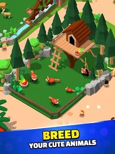 Скачать бесплатно Idle Zoo Tycoon 3D - Animal Park Game [Мод открытые уровни] 1.7.0 - RUS apk на Андроид