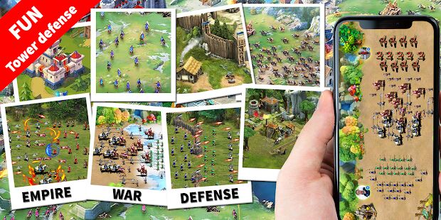 Скачать бесплатно Empire Defense: Age of Stick War & Tower Defense [Мод открытые уровни] 32 - RU apk на Андроид