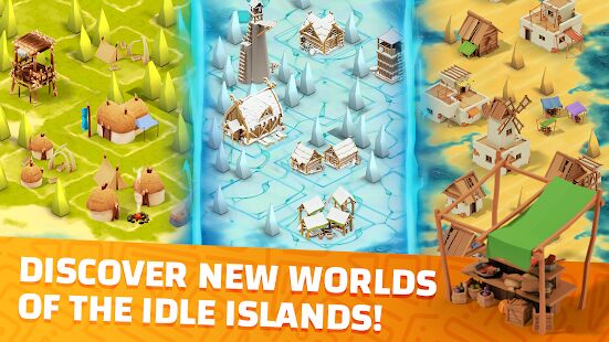 Скачать бесплатно Idle Island Empire - Кликер для пострйки деревень [Мод открытые уровни] 1.0.2 - RUS apk на Андроид