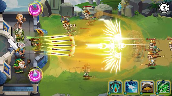 Скачать бесплатно Castle Defender: Hero Idle Defense TD [Мод много монет] 1.8.6 - RU apk на Андроид