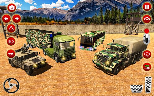 Скачать бесплатно Army Truck Driver transport US Military Games 2021 [Мод много денег] 1.0 - RUS apk на Андроид