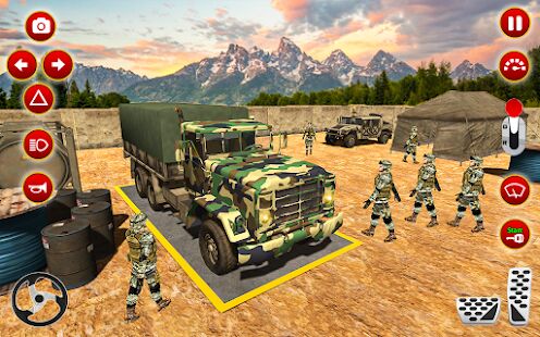 Скачать бесплатно Army Truck Driver transport US Military Games 2021 [Мод много денег] 1.0 - RUS apk на Андроид