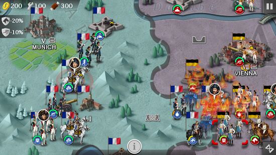 Скачать бесплатно European War 4 : Napoleon [Мод много монет] 1.4.30 - RUS apk на Андроид