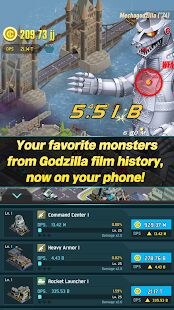 Скачать бесплатно Godzilla Defense Force [Мод открытые уровни] 2.3.4 - Русская версия apk на Андроид