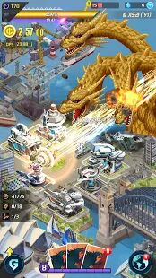 Скачать бесплатно Godzilla Defense Force [Мод открытые уровни] 2.3.4 - Русская версия apk на Андроид