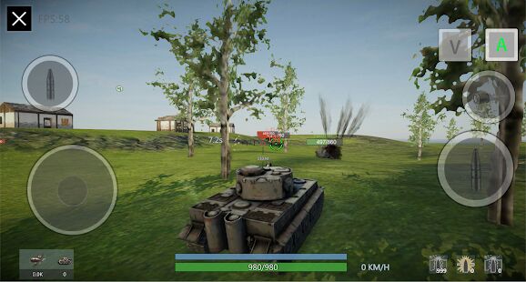 Скачать бесплатно WWII Tank Commander [Мод много монет] 2020.1.0 - Русская версия apk на Андроид