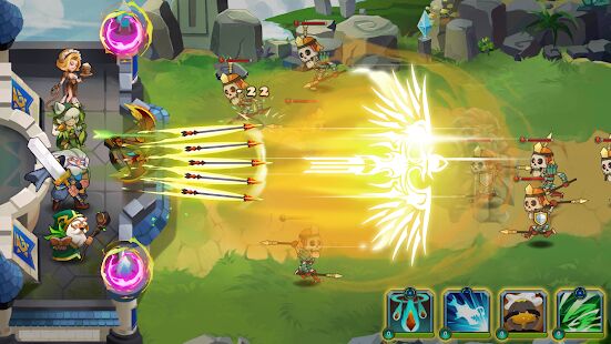 Скачать бесплатно Castle Defender Premium: Hero Idle Defense TD [Мод открытые покупки] 1.8.4 - Русская версия apk на Андроид