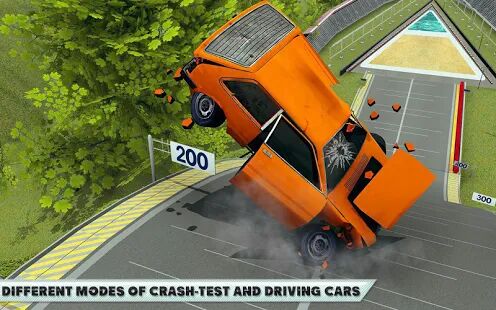 Скачать бесплатно Car Crash Driving Simulator: Beam Car Jump Arena [Все функции] 1.2 - RUS apk на Андроид