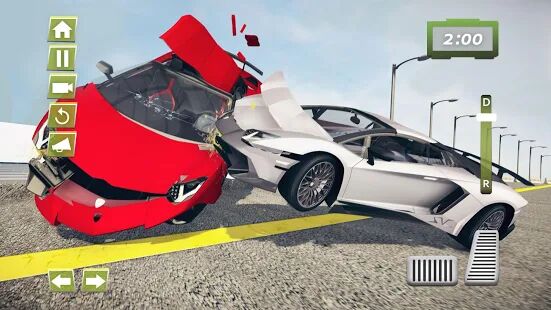 Скачать бесплатно Car Crash & Smash Sim: Несчастные случаи [Открты функции] 1.3 - RU apk на Андроид