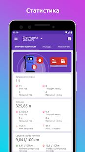 Скачать бесплатно Fuelio: топливо и расходы [Разблокированная] Зависит от устройства - Русская версия apk на Андроид