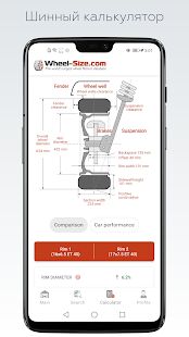 Скачать бесплатно Wheel Size [Разблокированная] 2.7.5 - Русская версия apk на Андроид
