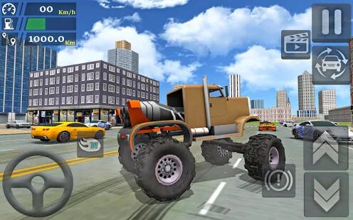 Скачать бесплатно Monster Truck Stunts Driving Simulator [Открты функции] 0.8 - RUS apk на Андроид