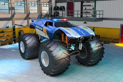 Скачать бесплатно US Police Monster Demolition Derby 2019 [Открты функции] 1.9 - RUS apk на Андроид