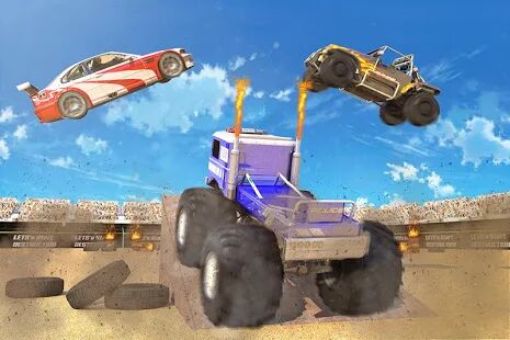 Скачать бесплатно US Police Monster Demolition Derby 2019 [Открты функции] 1.9 - RUS apk на Андроид