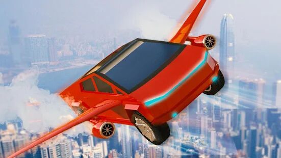 Скачать бесплатно Real Flying Cyber Truck Electric Car 3D Simulator [Полная] 1.1.3 - Русская версия apk на Андроид