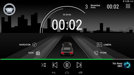 Скачать бесплатно Road - theme for CarWebGuru launcher [Максимальная] 1.0 - RU apk на Андроид