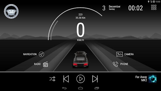 Скачать бесплатно Road - theme for CarWebGuru launcher [Максимальная] 1.0 - RU apk на Андроид