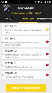 Скачать бесплатно ScanMyOpel [Без рекламы] 1.1.36 - RU apk на Андроид