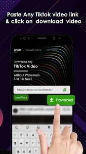 Скачать бесплатно Video Downloader for TikTok - No Watermark [Все функции] 1.0.63 - RU apk на Андроид