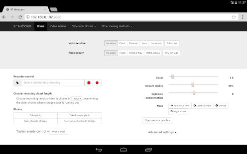 Скачать бесплатно IP Webcam [Максимальная] 1.15.0r.769 (aarch64) - Русская версия apk на Андроид