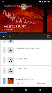 Скачать бесплатно Visualization Video Maker [Открты функции] 1.11.8 (0064) - RU apk на Андроид