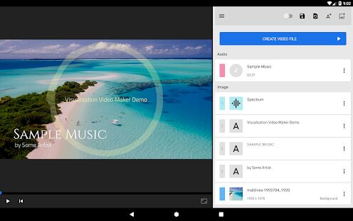 Скачать бесплатно Visualization Video Maker [Открты функции] 1.11.8 (0064) - RU apk на Андроид