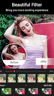 Скачать бесплатно Beauty Video - Music Video Editor & Slide Show [Открты функции] 3.54 - RU apk на Андроид