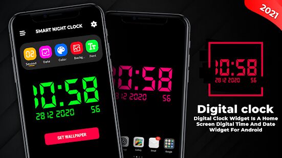 Скачать бесплатно Умные ночные часы [Разблокированная] 4.0 - RU apk на Андроид
