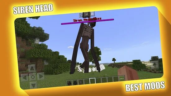 Скачать бесплатно Siren Head Mod for Minecraft PE - MCPE [Максимальная] 2.1.6 - Русская версия apk на Андроид