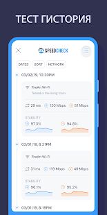 Скачать бесплатно SPEEDCHECK Спидтест Скорость Интернета Speed Test [Все функции] 5.2.1.9 - Русская версия apk на Андроид