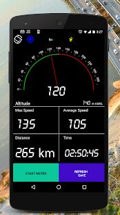 Скачать бесплатно GPS спидометр  [Открты функции] 2.1.9 - RUS apk на Андроид